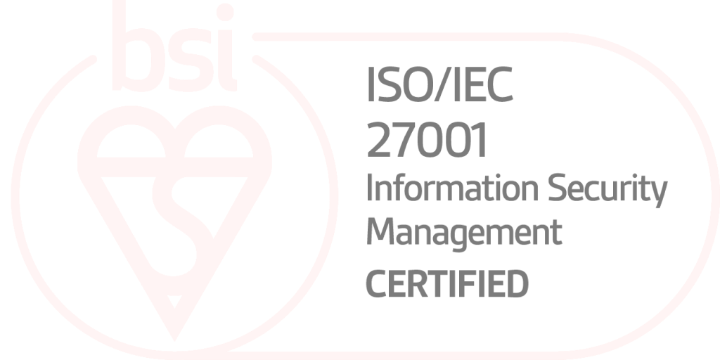 ISO/IEC 27001 Certificate